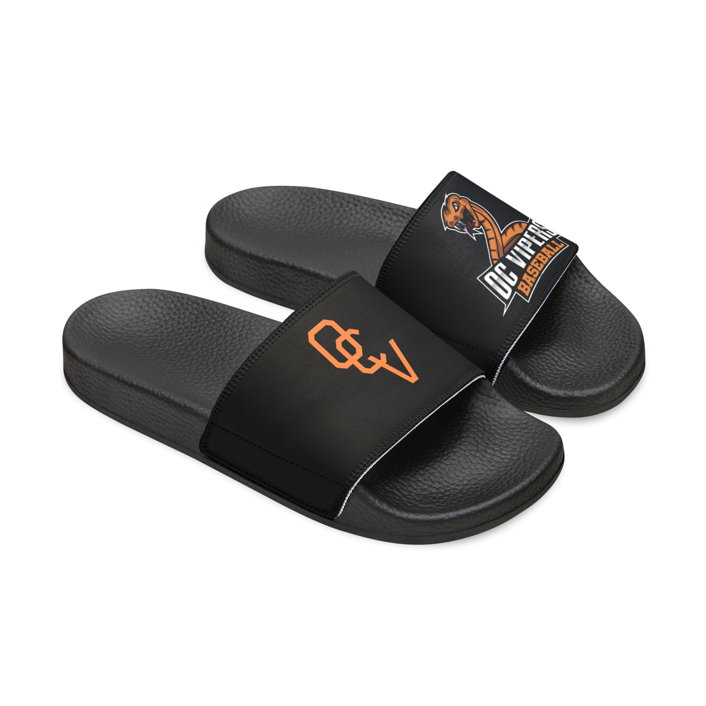 Black Vipers Men's PU Slide Sandals