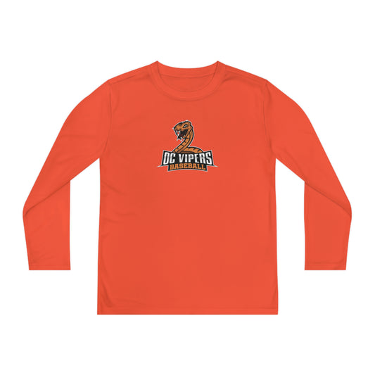 Vipers Logo Youth Long Sleeve Competitor Tee