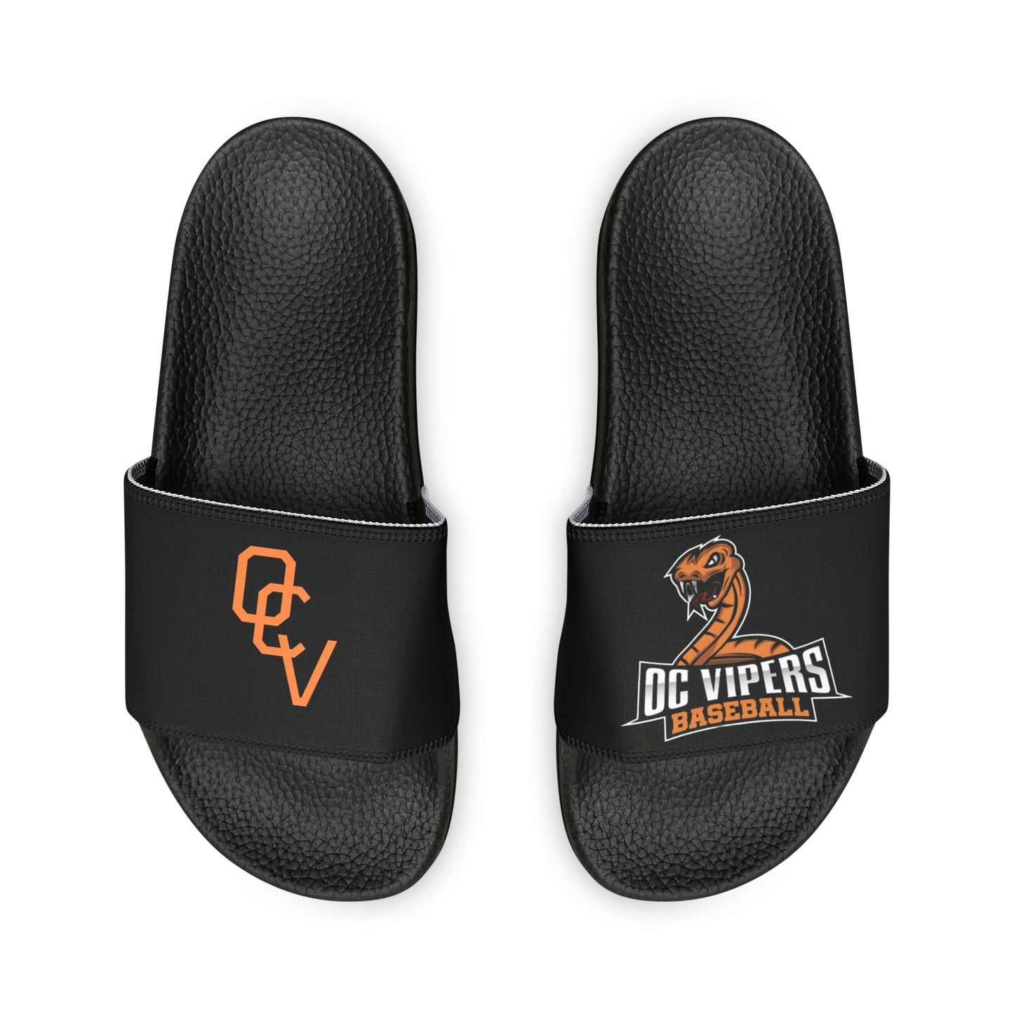 Black Vipers Youth PU Slide Sandals