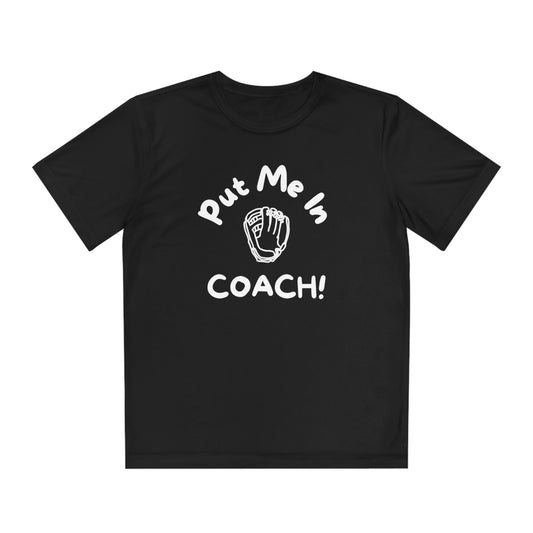 Put Me In Coach Youth Competitor Tee