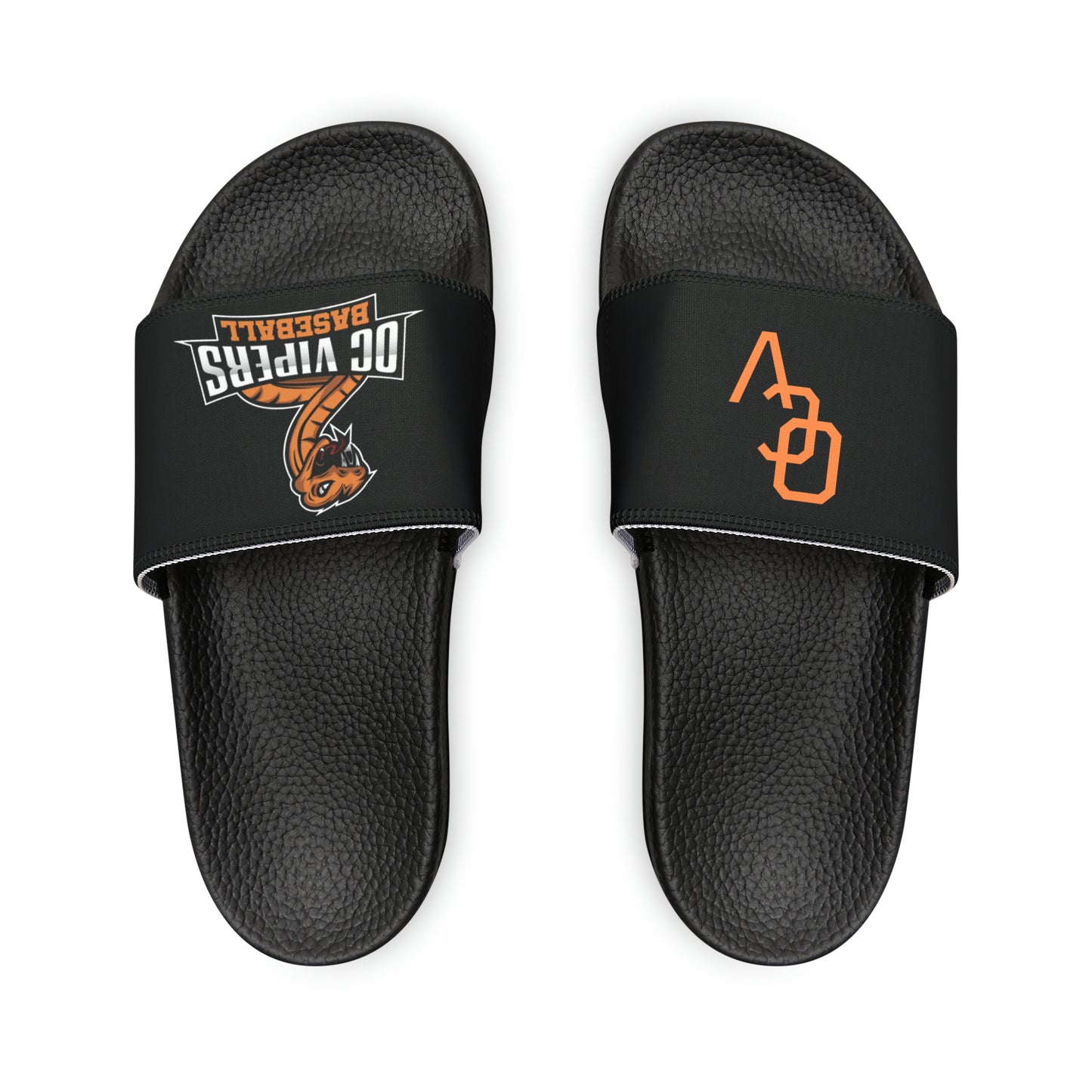 Black Vipers Youth PU Slide Sandals