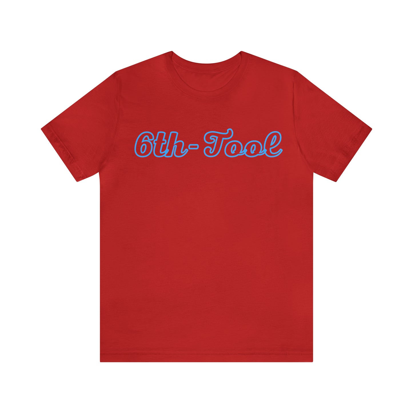 6th-Tool Outline Script Unisex Jersey Short Sleeve Tee