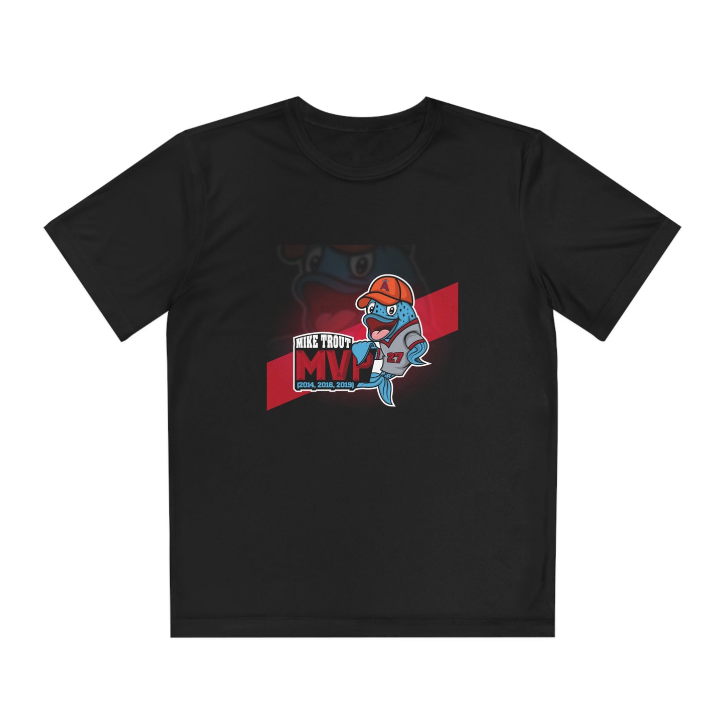 Trout MVP Reflective Youth Competitor Tee