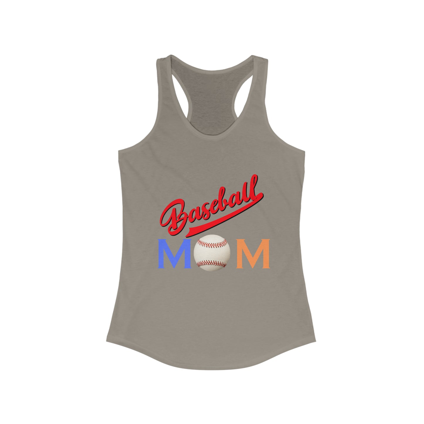 Baseball Mom Women's Ideal Racerback Tank