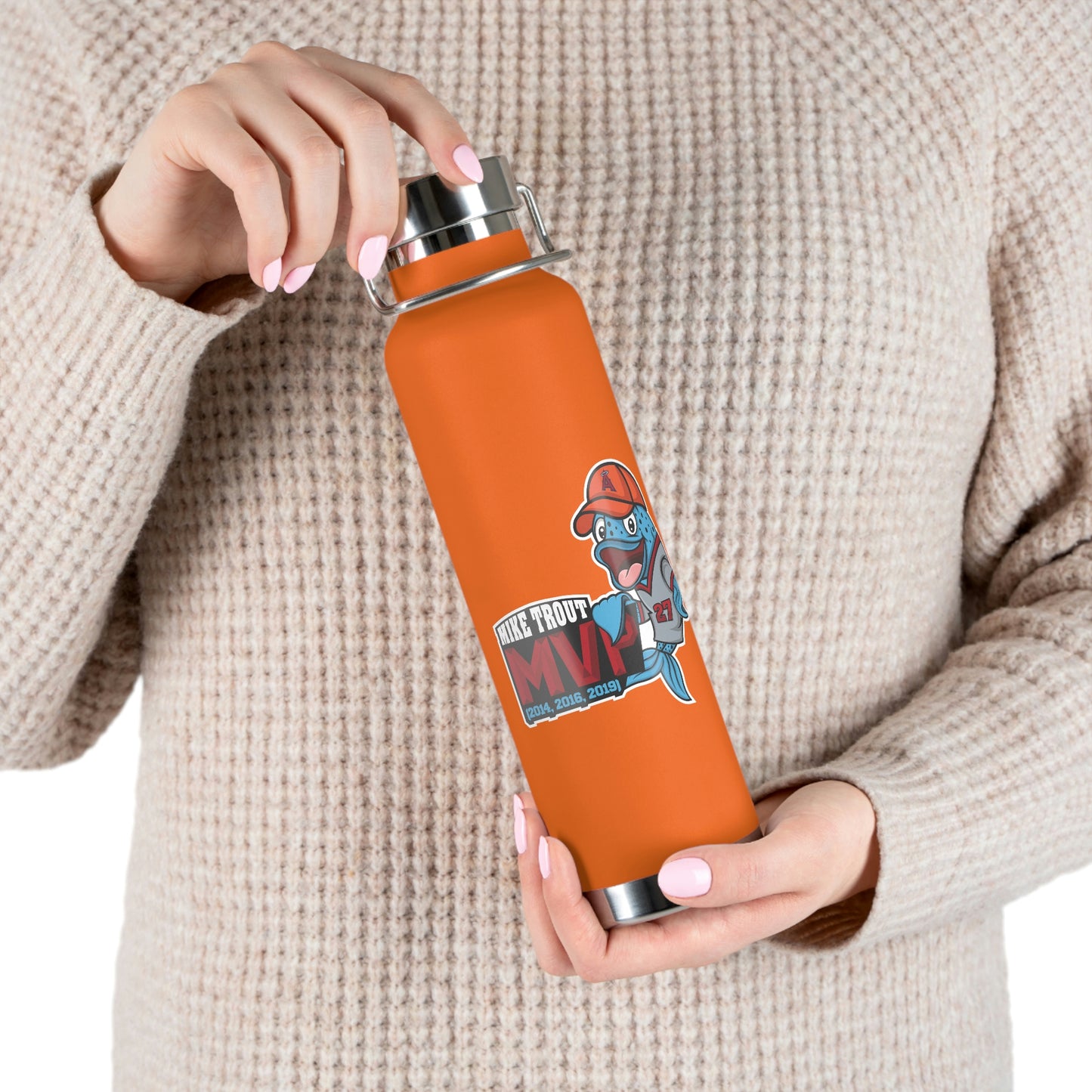 Trout MVP Copper Vacuum Insulated Bottle, 22oz