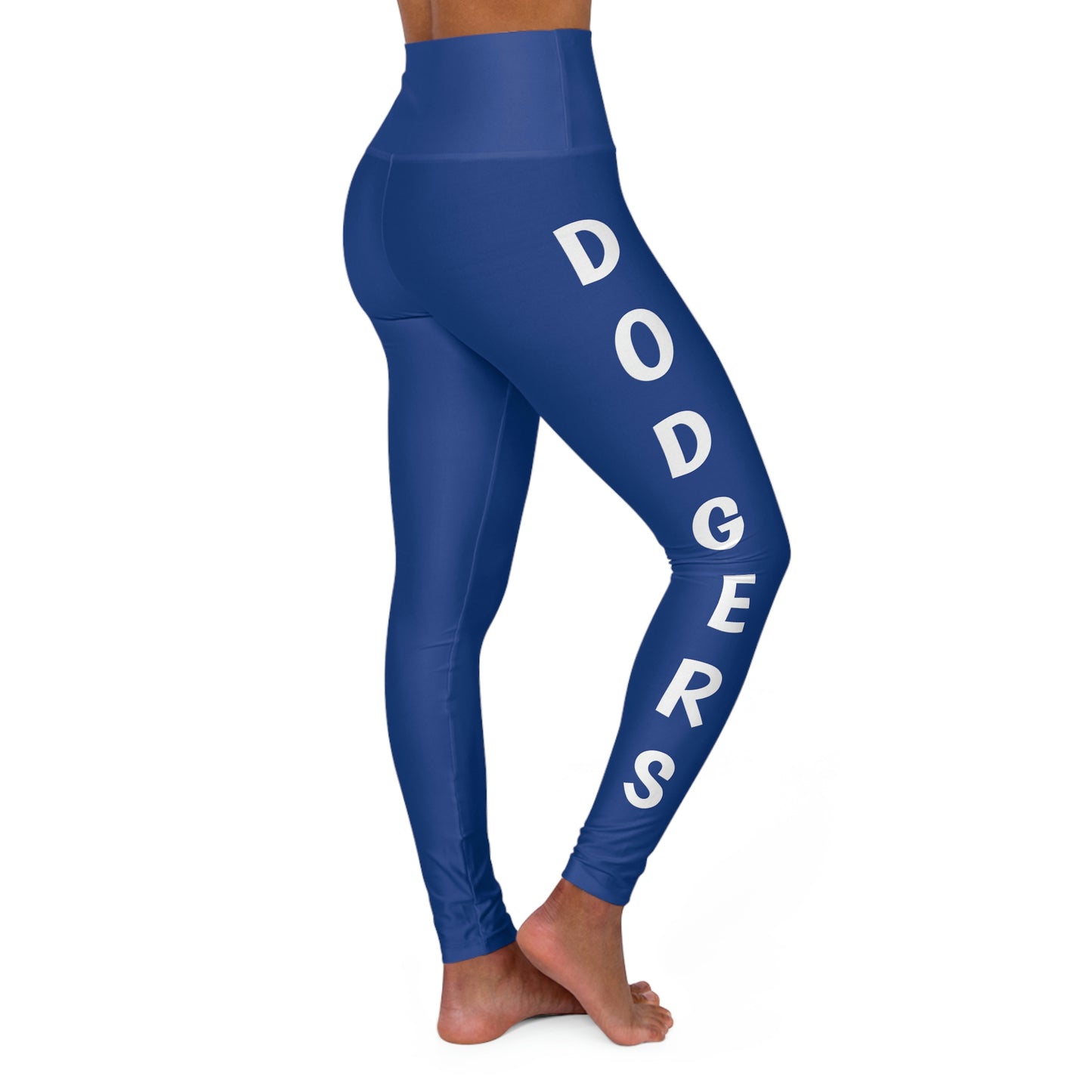 Dodgers High Waisted Yoga Leggings