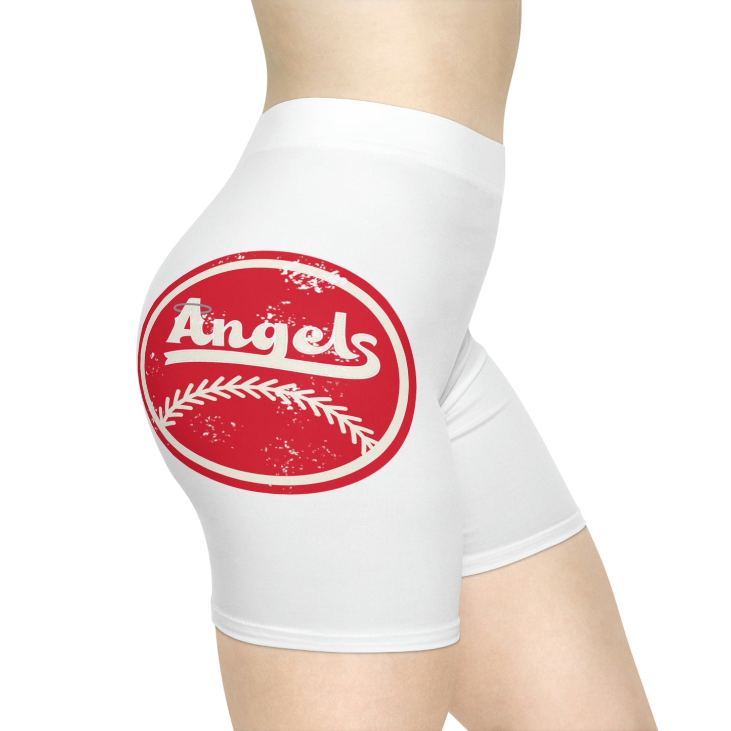 Angels Rustic Women's Biker Shorts (AOP)