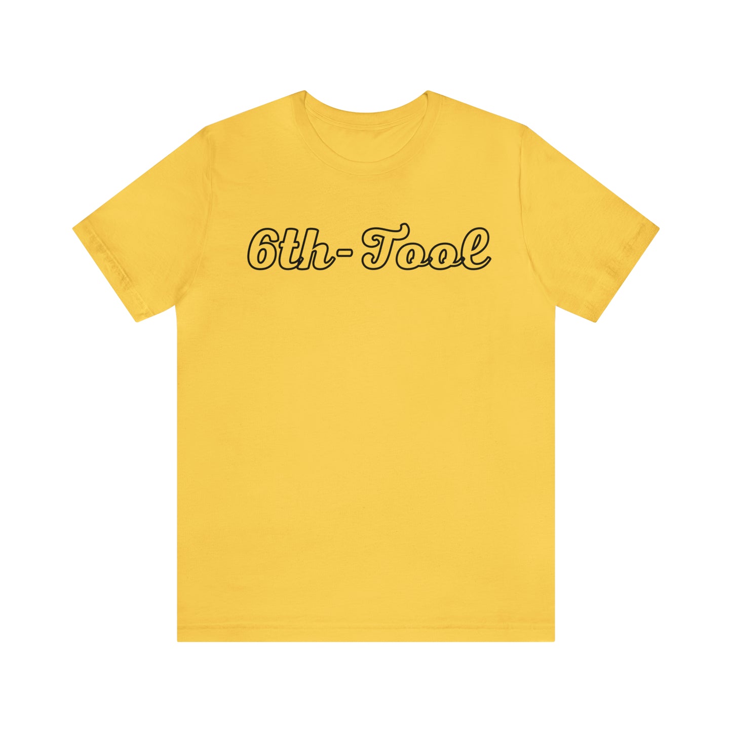 6th-Tool Outline Script Unisex Jersey Short Sleeve Tee