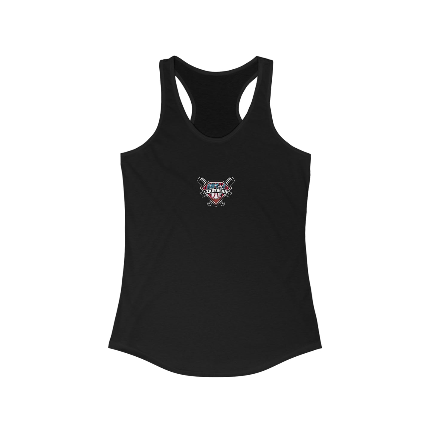 Inside Fastball Front Patch Women's Ideal Racerback Tank