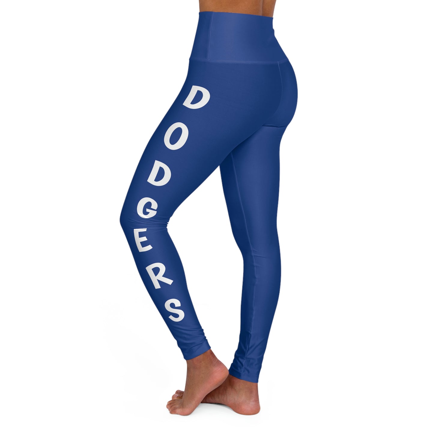 Dodgers High Waisted Yoga Leggings