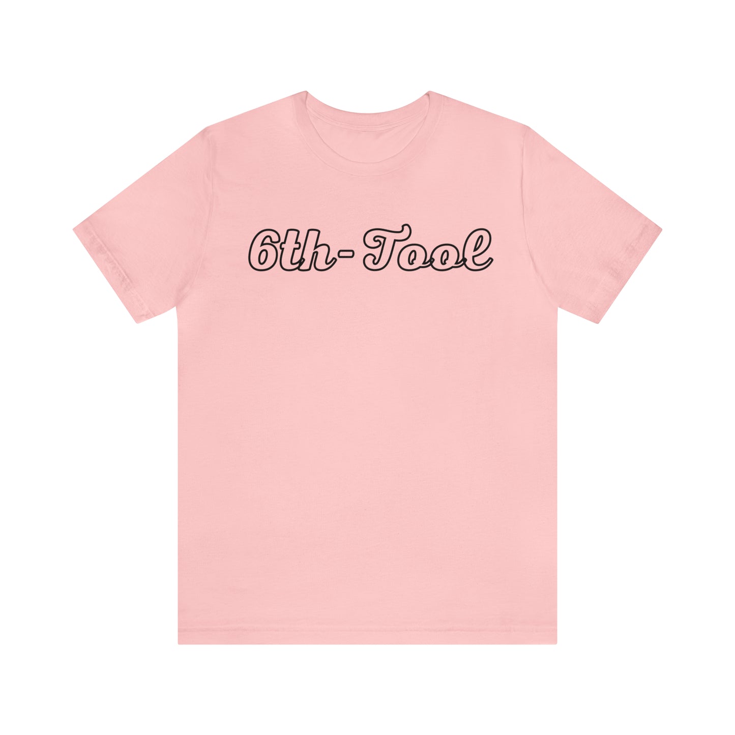 6th-Tool Outline Script Unisex Jersey Short Sleeve Tee