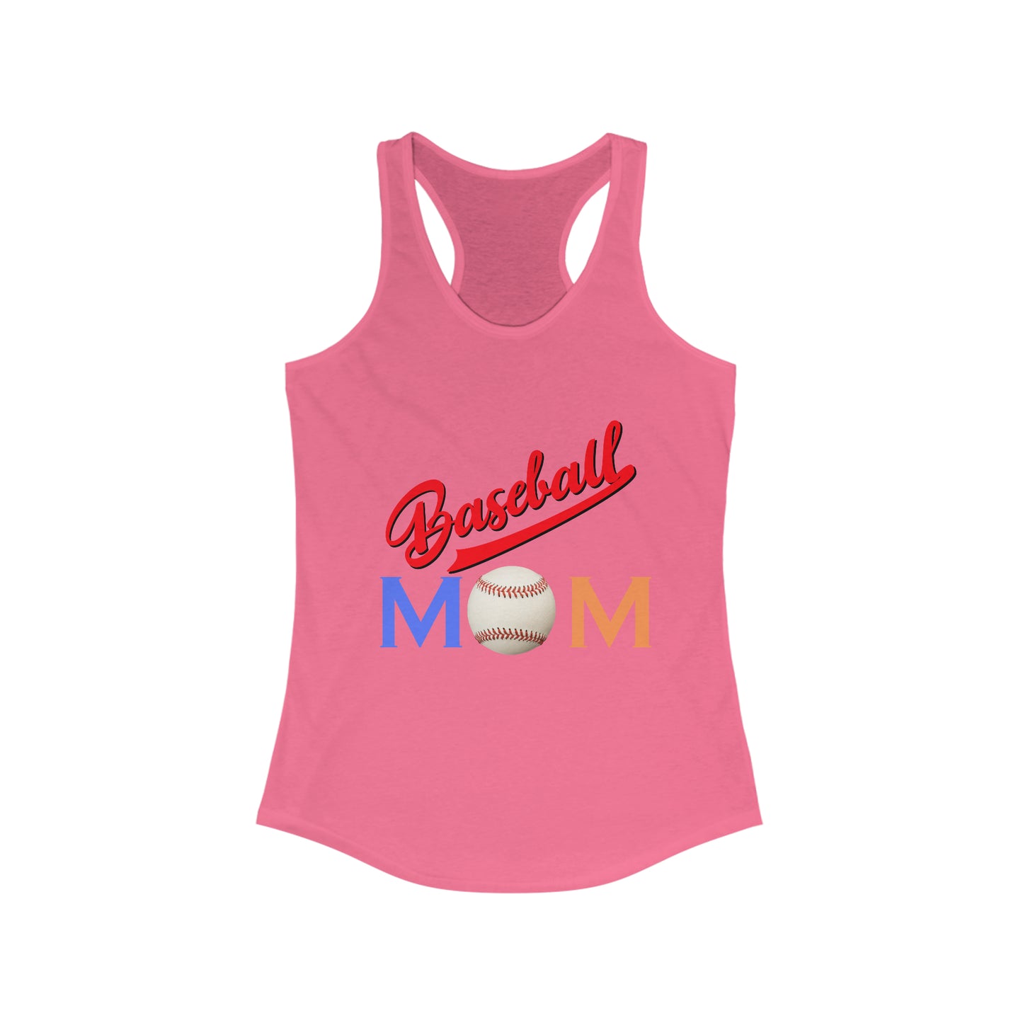 Baseball Mom Women's Ideal Racerback Tank