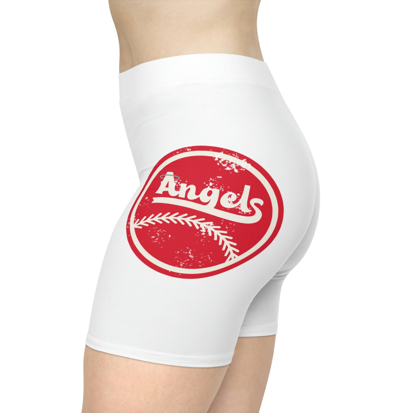 Angels Rustic Women's Biker Shorts (AOP)