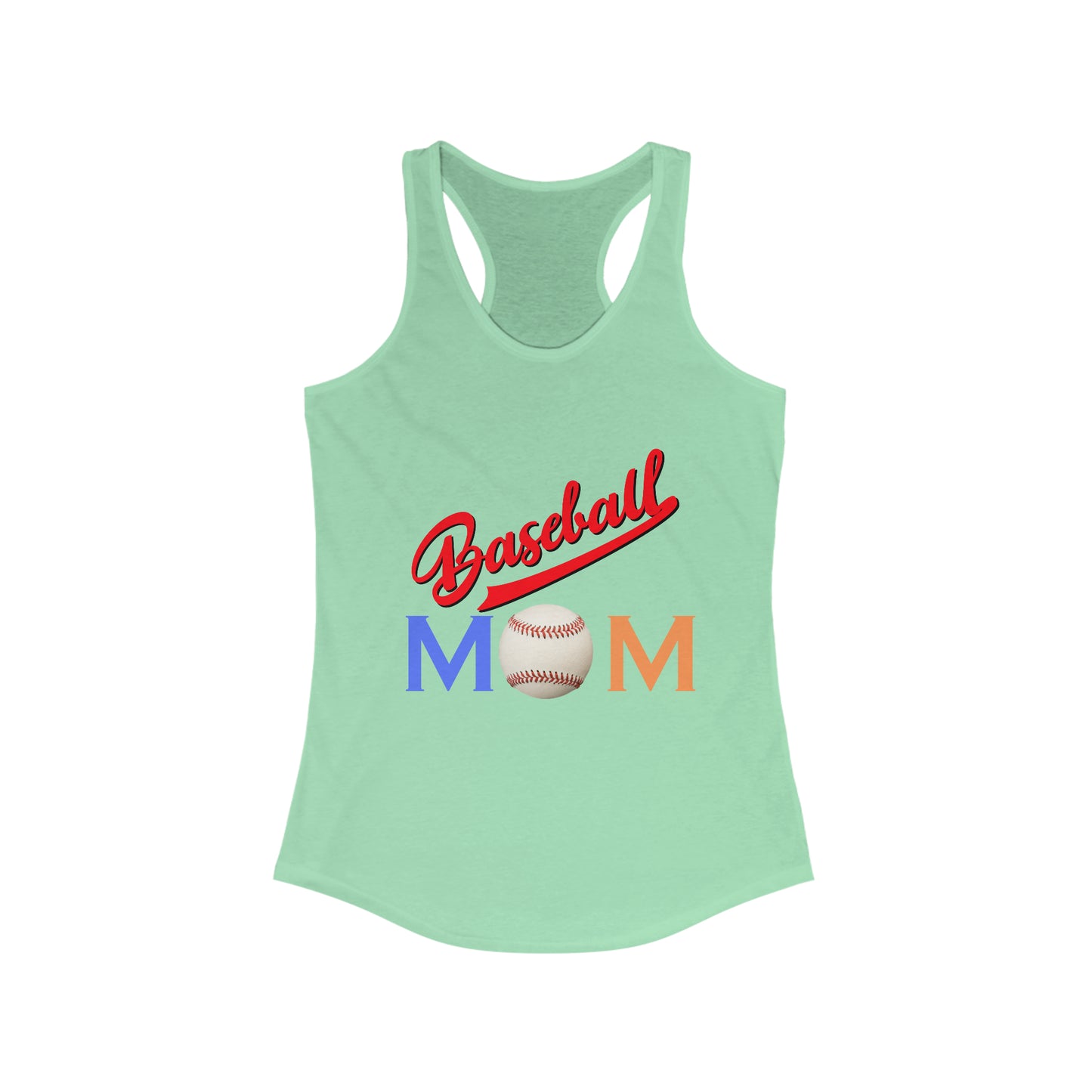 Baseball Mom Women's Ideal Racerback Tank