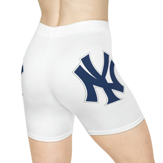 Yankees NY Women's Biker Shorts (AOP)